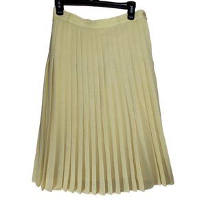 Vintage 80's Falke Germany High Waist Pleated Midi Skirt Women's Euro 39  USA S